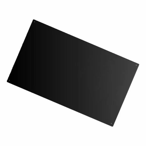 Fekete falvédõ lemez 800x500 mm